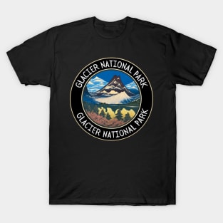 Glacier National Park Hiking and Travel Lovers T-Shirt